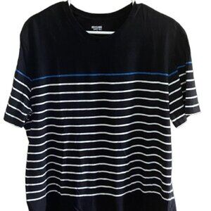 Mossimo Supply Co. Black and White Short Sleeve Tee